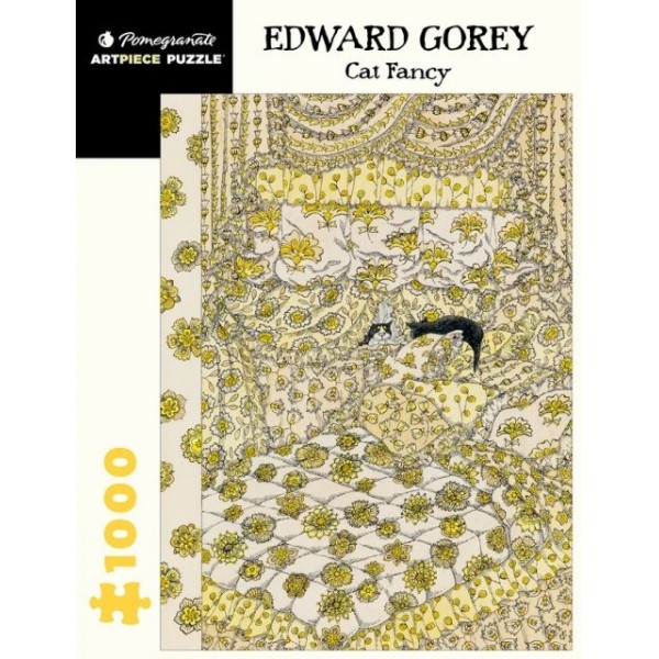 Fantazyjny kot, Edward Gorey (1000el.) - Sklep Art Puzzle